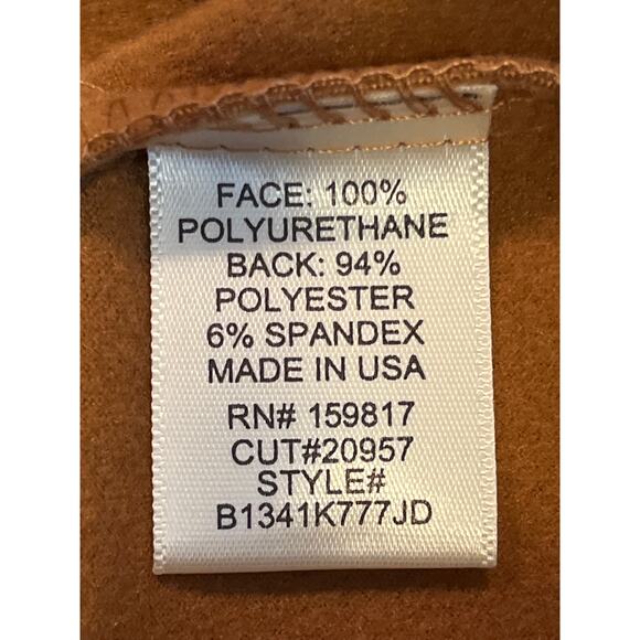 Altard State NEW XL Brown Vegan‎ Leather Crop Corset Tube Top Bralette Cami - Picture 5 of 7